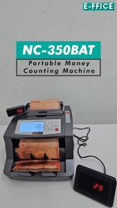 Effice Depot - Valuescan NC-350BAT Portable  Note Counting with Built-in Rechargeable Battery / Bank Money Counter / Bill Counting Machine