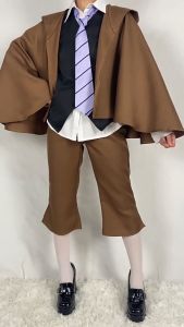Bungo Stray Dogs Edogawa Rampo Cosplay Costume Hat Tie Jacket Pants Trench Cloak Suits Outfit Halloween Party Suit