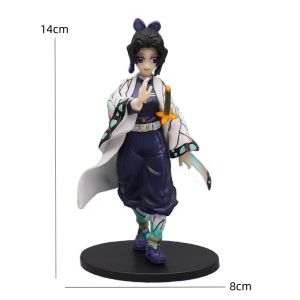 Bandai | Anime Figure Demon Slayer Figures Kimetsu No Yaiba Doll Tanjiro Nezuko Zenitsu Figurine Inosuke Standing Action Figure Model Toy