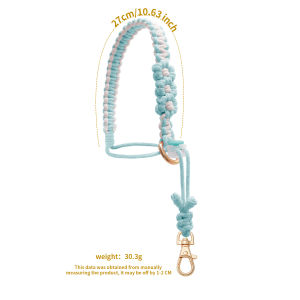 สายรัดโทรศัพท์มือถือแบบพกพาพร้อมฝากระดานดอกไม้ลูกไม้ขนาดเล็กที่ทำจากผ้าไนลอนแบบถักด้วยมือปรับได้