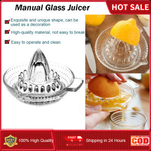 Glass Manual Lemon Juicer Orange Squeezer Juice Extractor Fruit Juicer Cocktail Drink Kitchen Accessories