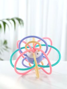 Mamibayi Mainan Teether Bayi Silicon & Mainan Bayi Manhattan Bola