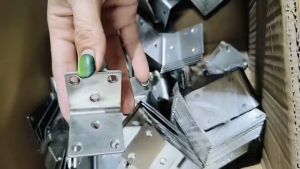 เหล็กฉาก สแตนเลส DIY เหล็กฉากเจาะรู ฉากยึดผนังสแตนเลส มูมฉาก 90 องศา