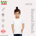 JUNIOR BASIC ROUND NECK SHIRT 100% PREMIUM COTTON JB-7495. 