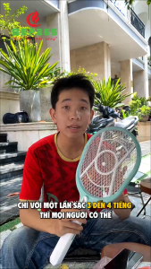 Vợt Muỗi Nanoco NMR102B/ NMR102BE Chất liệu nhựa ABS cao cấp Khung lưới bảo vệ 3 lớp - BST