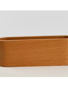 Business Card Holder Wood Desktop Card Display Stand Business Memo Pad Cards Stand Box