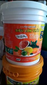 SIÊU LỚN TRÁI CÂY CÓ MÚI Xô Phân bón thúc lớn trái lên màu cho cây có múi Xô 20 lít