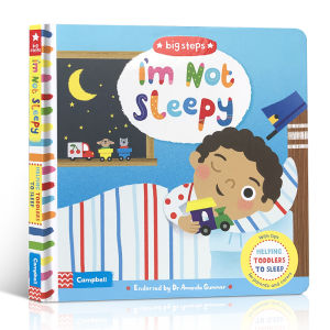 Big Steps Im Not Sleepy Board book by Campbell Books