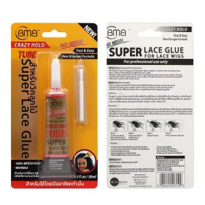 กาวติดผมยี่ห้อ BMB รุ่น Crazy Hold TUBE Super Lace Glue สำหรับวิกผม กันน้ำ ติดแน่น มองไม่เห็นรอยต่อ ใช้แทนกาวติดผมทั่วไป ยึดติดแน่น