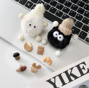 Adorable Coal Ball Shoe Accessories Removable Decorative Shoe Buckles for Clog Shoes High-End Feelings Shoe Parts And Accessories