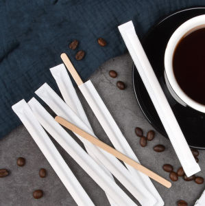 ไม้คนกาแฟ แบบใช้แล้วทิ้ง แพ็ค 490-500 ชิ้น (แพ็คแยกชิ้น)