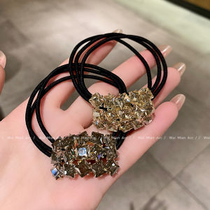 Durable Multi-strand Hair Ties for Women Fashionable Diamond-Embedded Hair Bands Stylish Hair Bands Korean Style Hair Accessories