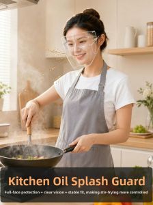TAODUN | Full Face Protection Kitchen Oil & Smoke Shield Mask