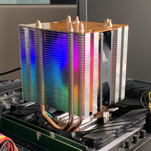 CPU Air Cooler PC Processor RGB ventilador 4Heatpipes for Intel LGA 1700 2011 1200 1366 115X X79 X99 AMD AM3 AM5 AM4 Cooling fan