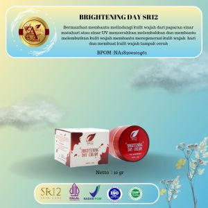 CREAM PENCERAH BPOM AMAN/CREAM SPF SR12 BRIGHTENING DAY & NIGHT