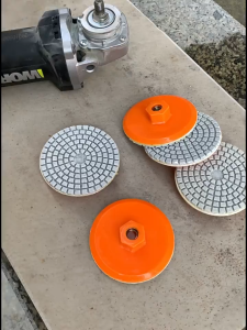 80/100mm Diamond Polishing Pad Ceramic Tile Trimming Polishing Disc Angle Grinder M10 Polish Marble Stone