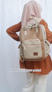ZALEHA - Yura Backpack Wanita Tas Ransel Laptop Wanita Tas Punggung Wanita