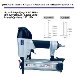 Súng Bắn Đinh Và Ghim Khí Nén Đa Năng 1PCS 5040 Loại Thẳng 18GA Dùng Cho Lắp Ráp Khung Ghế Sofa Thi Công Đồ Gỗ Nguyên Khối