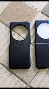 Case Tecno Phantom V Flip Silikon Kulit Leather Carbon Slim Anti Jamur Suede Soft Casing Handphone
