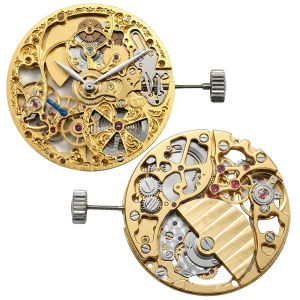 Watch Movement 33 Jewels Automatic Mechanical Movement 5501B Adjustment Watch 3 Hands Movement Replace