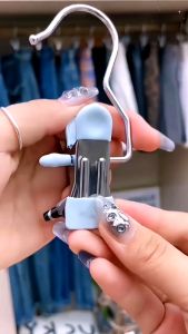 [ mua 5 tặng 1 ] Bộ 30 Móc Kẹp Treo đồ Bằng Thép Không Gỉ Nhỏ Gọn Tiện Lợi Phù Hợp Với Mọi Gia đình móc kẹp đồ cho bé