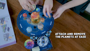 Smartivity DIY Solar System Kit Gear-Driven Working Model of Planets Birthday Gift for Boys & Girls 8-14 Years I Build Rotate & Explore Astronomy | STEM Science Kit | Educational Toy