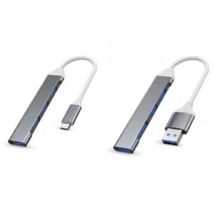 4-in-1 USB C Hub Quad-Port High-Speed 5V Power Mode Universally Compatible with Pro Mini iMac Surface Pro XPS PC Flash Drives Zweicx