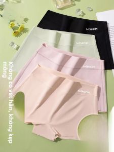 Quần lót nữ MiiOW lụa băng cạp vừa dáng chữ a không viền cotton