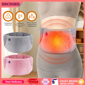 DECINIEE Uterus Warming Belt Electric Heated Waist Abdominal Warmer Cold Protection Artifact Graphene Heating USB Charging Hand Warming