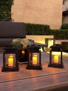 Solar Candle Light LED Suspendable Floorable Solar Light Outdoor Waterproof Palace Lantern for Garden Landscape Lawn Christmas Halloween Party Decoration Paths House Camping Landscape Outdoor Lighting