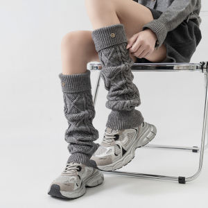 Thickened Warmth Wool Blended Knee-high Socks
