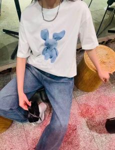 ●ECLAIRE● 043 Tshirt Kaos Basic Casual Motif Rabbit Kelinci Premium 8152 (free acc kalung)