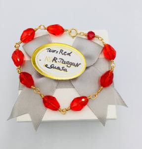 #SYADORA BRACELET OVAL RED