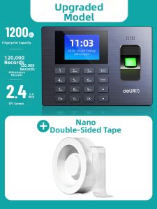 deli | Fingerprint Password Recognition Attendance Machine