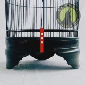 SEMPATI Jepitan Klem Plat Tebok Karet Sangkar Kandang Burung Murai Anis Pleci Branjangan Variasi Motif Duri KLMDR