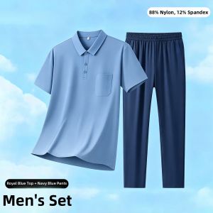 TUCANO | Cooling Summer Mens Short Sleeve Polo Shirts Sport and Casual Set