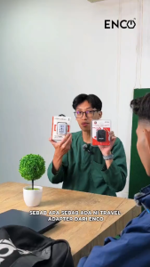 ENCO ADAPTOR (308T BLACK) 2USB+2TYPE C TRAVEL ADAPTOR/USB TYPE C/FAST CHARGING Accessories Phone Adaptor