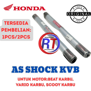 AS SHOCK DEPAN KODE KVB HONDA ORIGINAL 100% GARANSI UNTUK MOTOR VARIO KARBU SCOPPY KARBU BEAT KARBU.