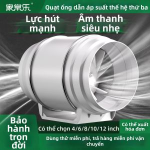 JIACHANGLE | Quạt Hút Khí Công Suất Mạnh Ít Ồn cho Phòng Tắm và Bếp
