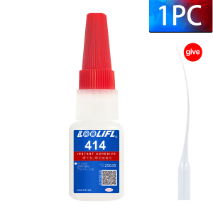 LOOLIFL | LOOLIFL 414 Super Glue Instant Quick-Drying Cyanoacrylate Adhesive Bộ 7 Món Dành Cho Da Cao Su Gỗ Kim Loại - Keo Dán Dạng Lỏng Liên Kết Chắc Chắn Cho Đồ Thủ Công Và Sửa Chữa DIY