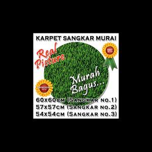 Karpet Sangkar Murai No 1 / 2 / 3 Motif Rumput 3D - Murah - Bagus
