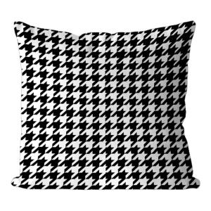 Black White Grid Simple Style Pillow Office Car Sofa Bedroom Living Room Cushion Home Decorative Square Plush Geometric Pattern