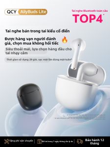 QCY | Tai nghe Bluetooth True Wireless QCY AilyBuds Lite - Thiết kế Semi-in-ear Chống Nước IPX4 Khử Ồn Đàm Thoại Độ Trễ Thấp Chuyên Dụng Thể Thao