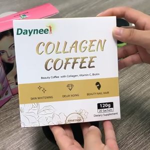 Collagen Protein Instant Coffee Detox Anti Aging Whitening Coffee Collagen for Skin Lightening Healthy Living