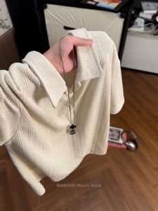 NANSSE | American Heritage Wheat Stripe Ventilation Breathable T-Shirts