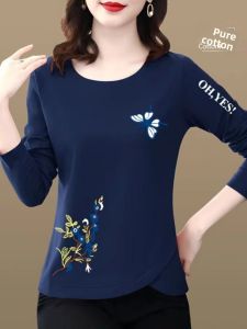 QIAOXIZI | Pure Cotton Loose T-shirt for Women