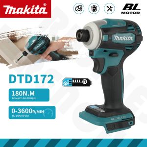 Makita | Makita DTD172 Cordless Brushless Impact Driver 18V LXT Electric Tool T Mode For Woodworking And Bolt Fixing