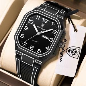 POEDAGAR | POEDAGAR New Creative Man Wristwatch Waterproof Luminous Silicone Strap Men Watch Date Week Quartz Fashion Outdoor Mens Watches