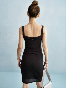Champion | Casual Slim-fit Cotton Dress with Spaghetti Straps Chic