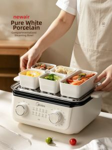 Ceramic Square Heat-Resistant Steaming Bowl